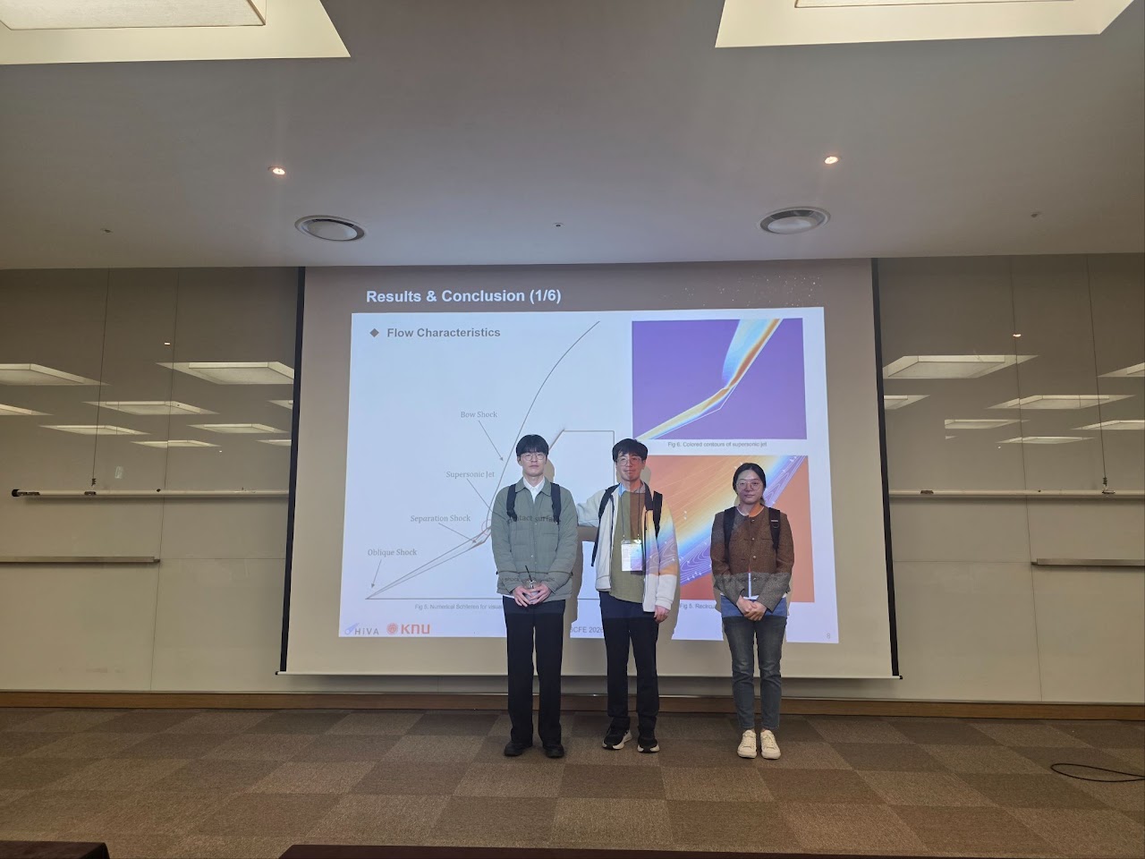 HiVA Laboratory members at a conference presentation